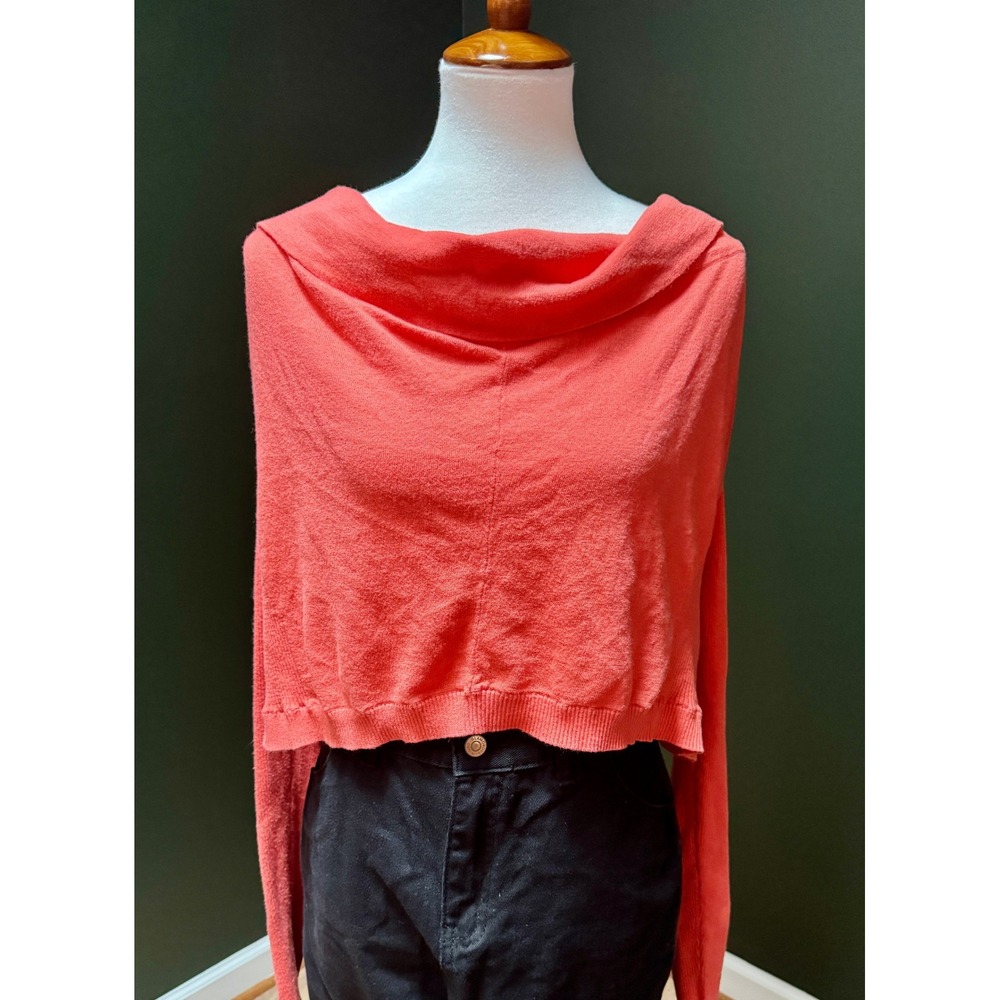 Victoria's Secret Coral Cowl Neck Sweater‎ Women's Size S